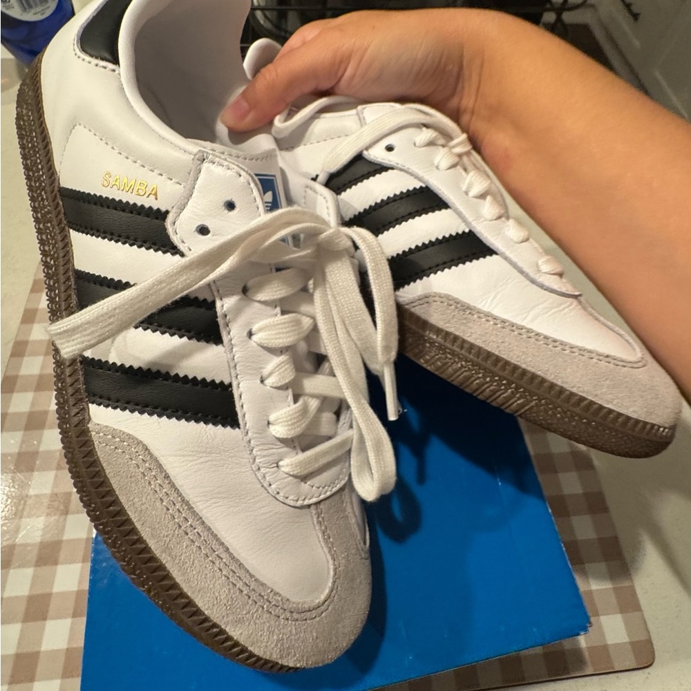 Adidas Samba OG White and Black Shoes
